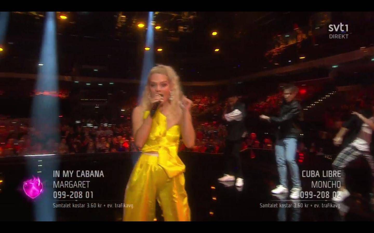 Margaret – In My Cabana – Eurowizja 2018, dogrywka Melodifestivalen 2018