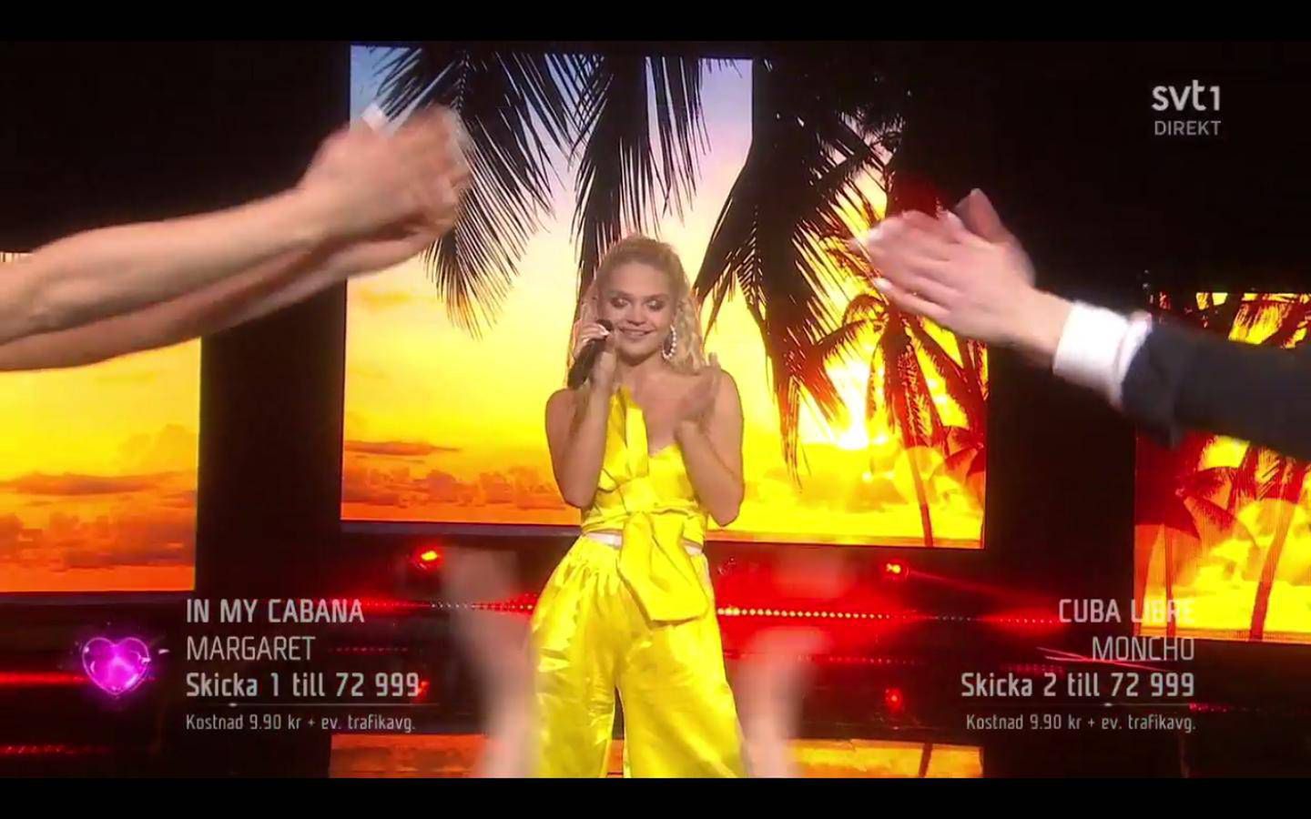 Margaret – In My Cabana – Eurowizja 2018, dogrywka Melodifestivalen 2018