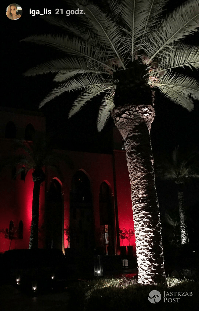 Iga Lis na wakacjach w Marrakeszu - Instagram