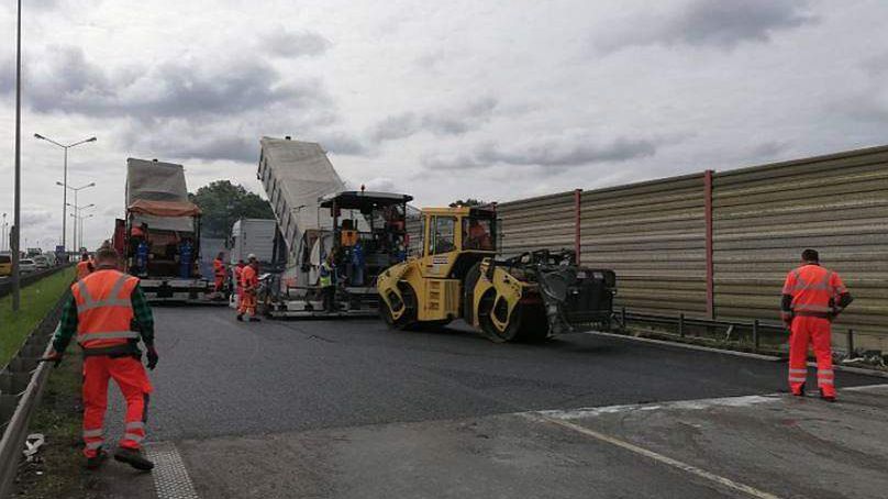Prace na odcinku trwają A4