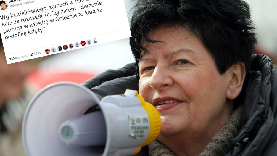 Joanna Senyszyn komentuje słowa ks. Henryka Zielińskiego.