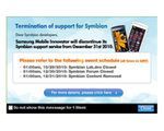 Koniec Symbiana na sprzęcie Samsunga
