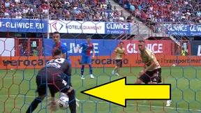 Dziurawe ręce bramkarza Piasta! Taki błąd w derbach [WIDEO]