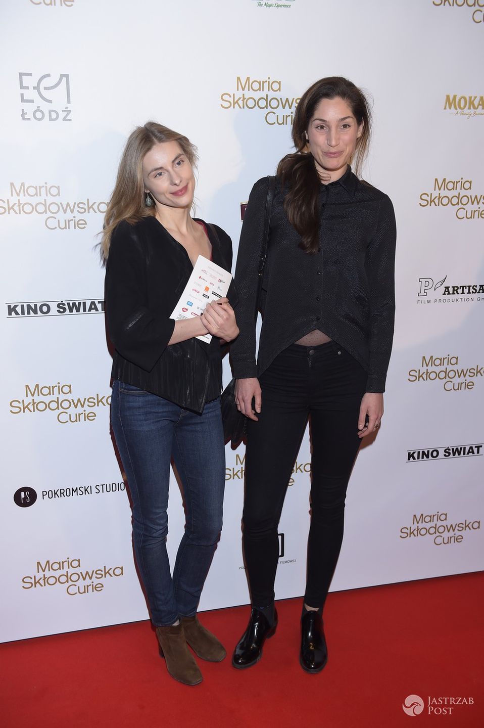 Orina Krajewska, Katarzyna Zawadzka - premiera filmu Maria Skłodowska-Curie