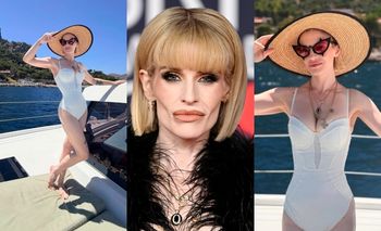 Urlopowiczka Kelly Osbourne eksponuje szczupłą sylwetkę w białym kostiumie podczas rejsu jachtem (ZDJĘCIA)