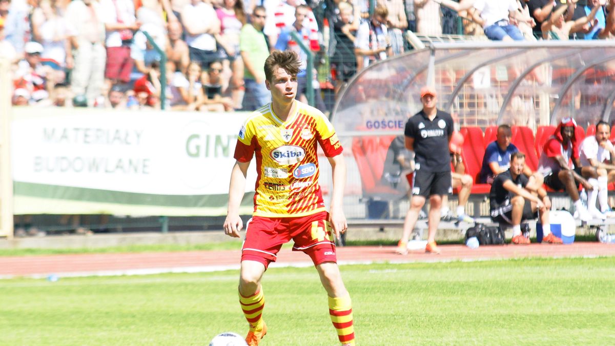 Newspix / Mateusz Bosiacki / Adam Ryczkowski w barwach Chojniczanki
