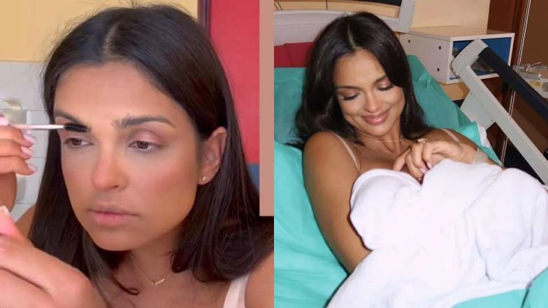 Klaudia El Dursi zrobiła sobie makijaż przed porodem