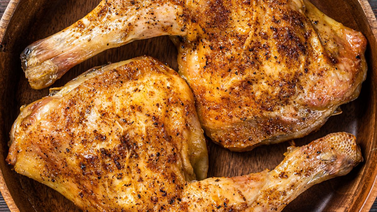 Udka kurczaka z kiszoną kapustą tworzą wspaniały duet