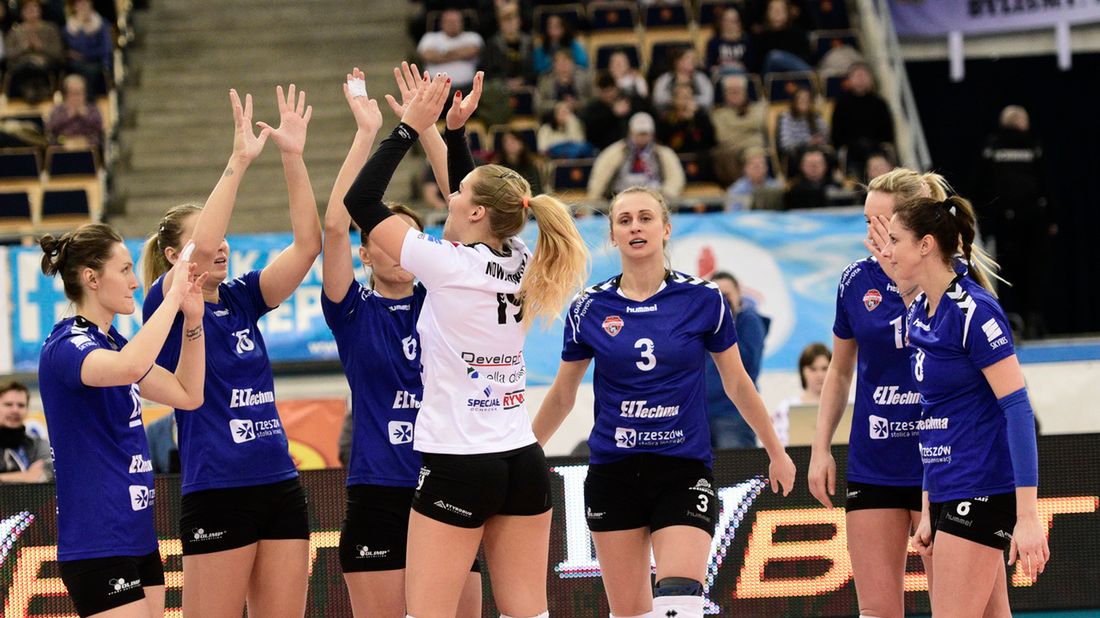 WP SportoweFakty / Justyna Serafin / Na zdjęciu: siatkarki Developresu SkyRes Rzeszów