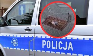 Dwóch mężczyzn i dywan. Wybryk w centrum miasta. "Graniczy z głupotą"
