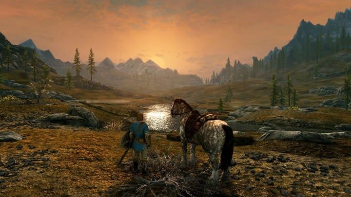 Koniku, widzisz tę górę? Możesz na nią wejść! Źródło: Bethesda. - Znaczniki misji to jedna z najlepszych rzeczy, jakie spotkały gry RPG z otwartym światem - wiadomość - 2025-08-11