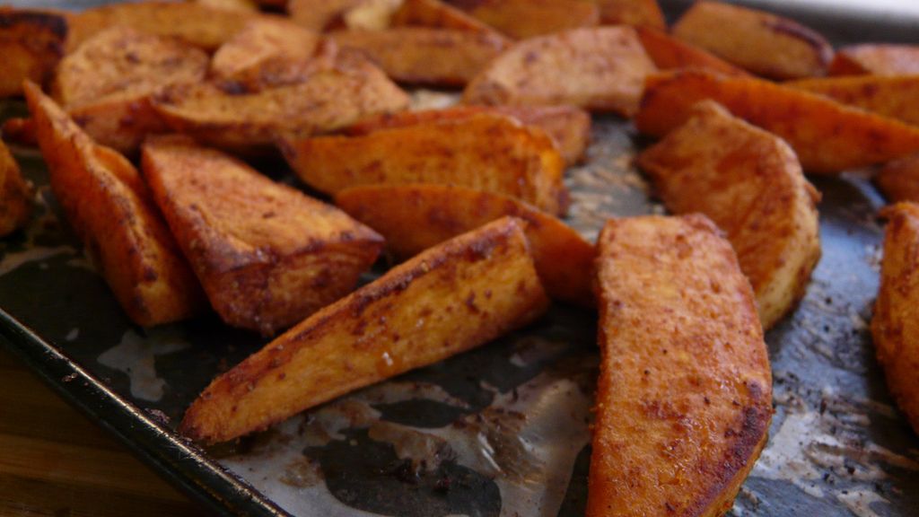 Bataty pieczone ze skórką bez dodatku soli