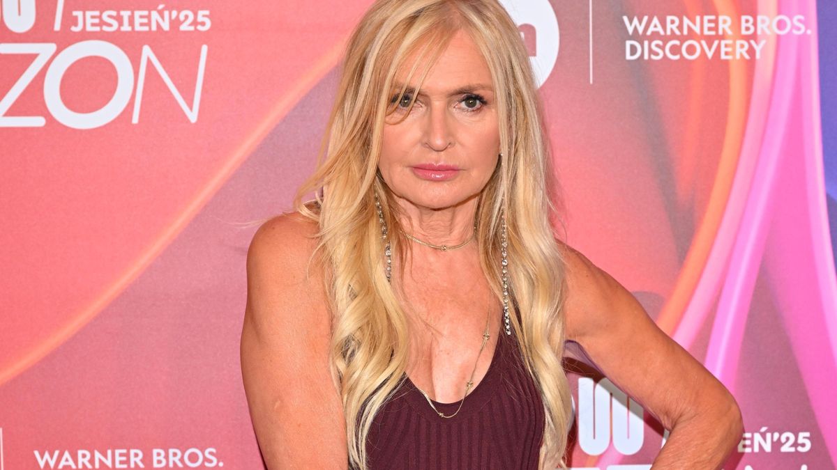 Monika Olejnik w szykownej kreacji. na ramówce TVN