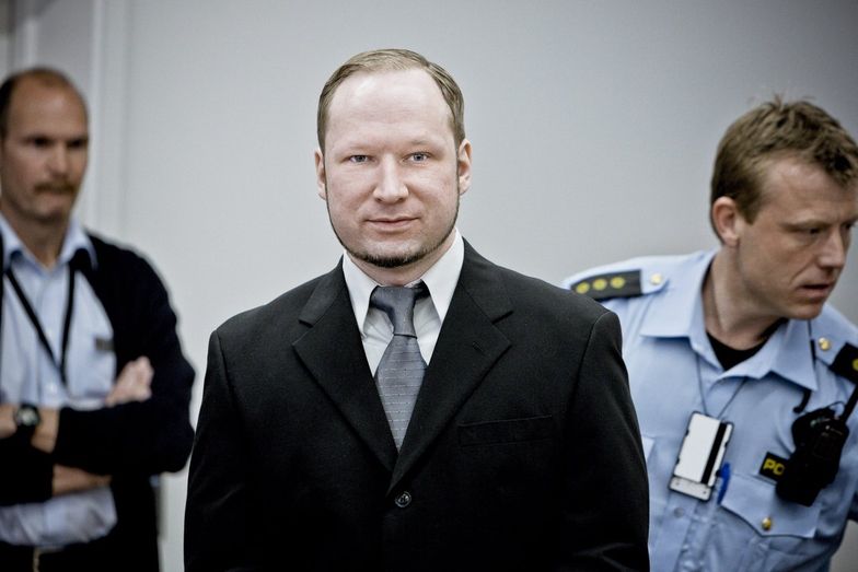 Andreas Breivik podczas procesu