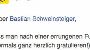Borussia zaprasza Schweinsteigera na lekcje śpiewu