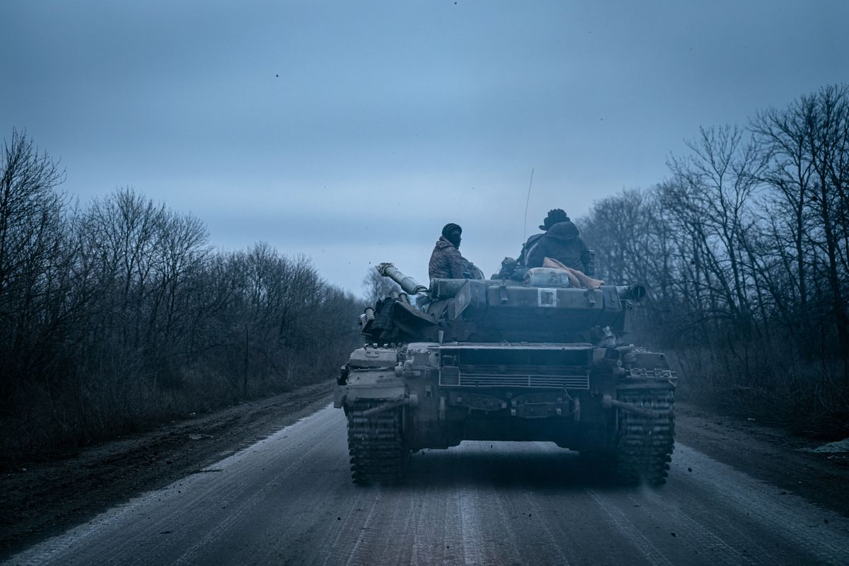 Wojna w Ukrainie - zdjęcie z frontu