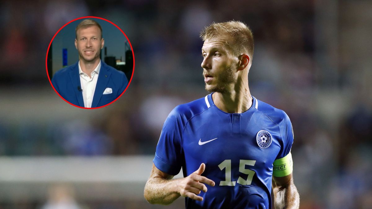 WP SportoweFakty / Na dużym zdjęciu: Ragnar Klavan (Getty Images), na małym: Ragnar Klavan podczas Eurowizji (X)