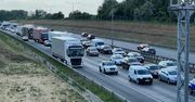 Kolizja na poznańskim odcinku autostrady A2. Utrudnienia w ruchu