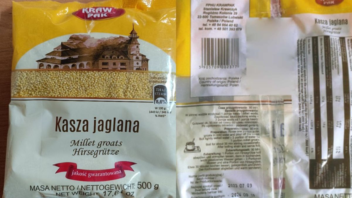 Kasza popularnej firmy wycofana ze sprzedaży