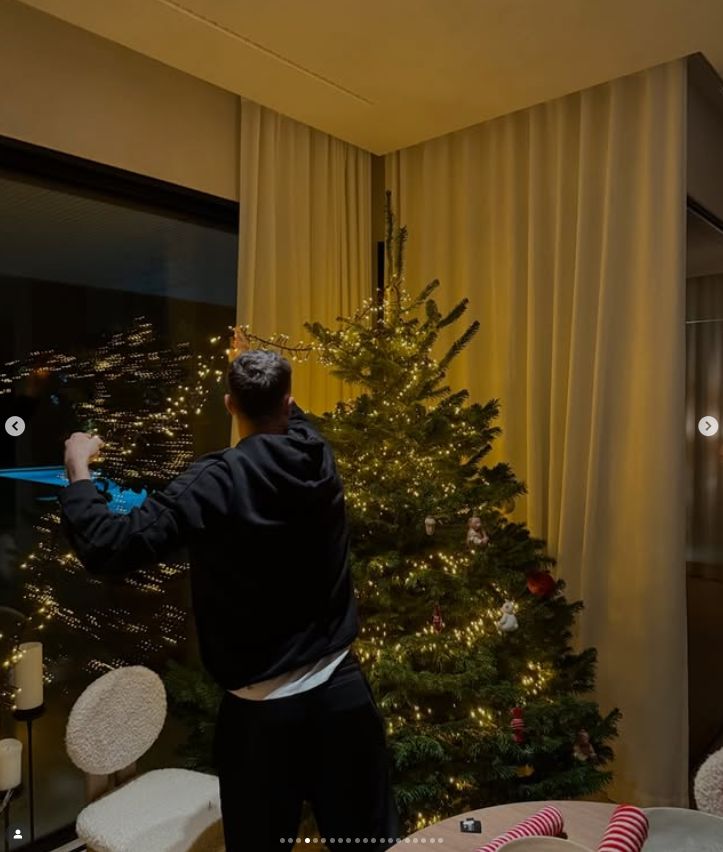 Anna Lewandowska ubrała choinkę