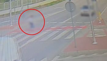 10-latka na hulajnodze. Koszmarny widok. Aż ją wyrzuciło w powietrze