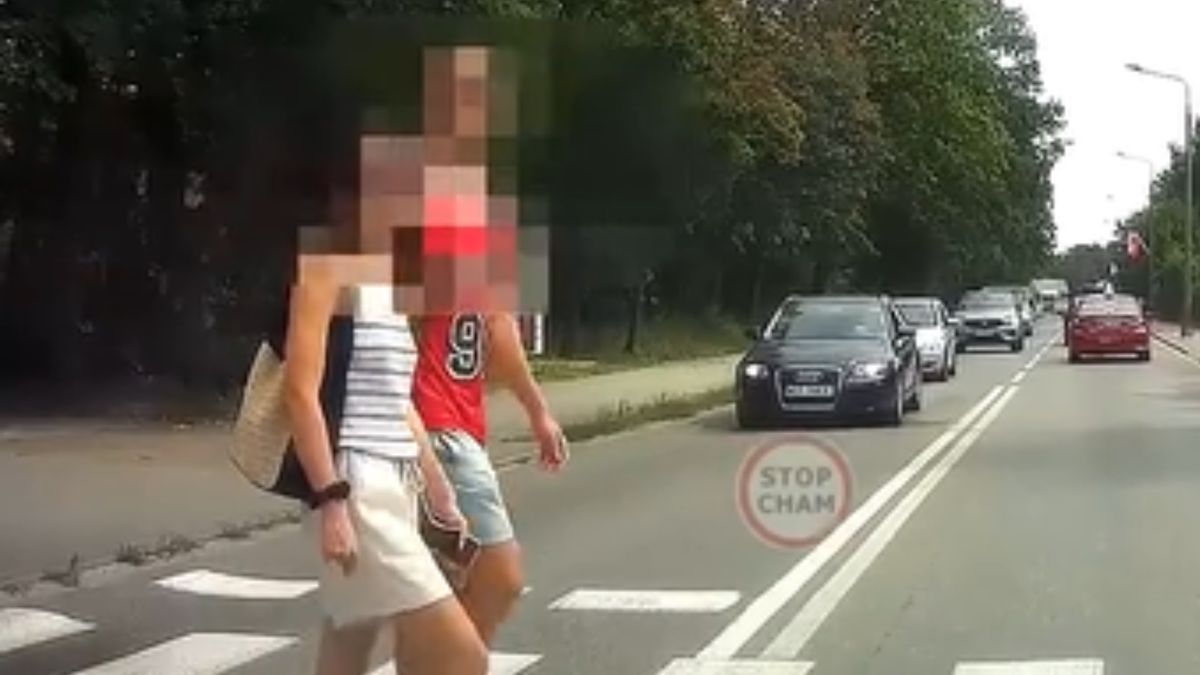 Twierdzi, że piesi wtargnęli na pasy.