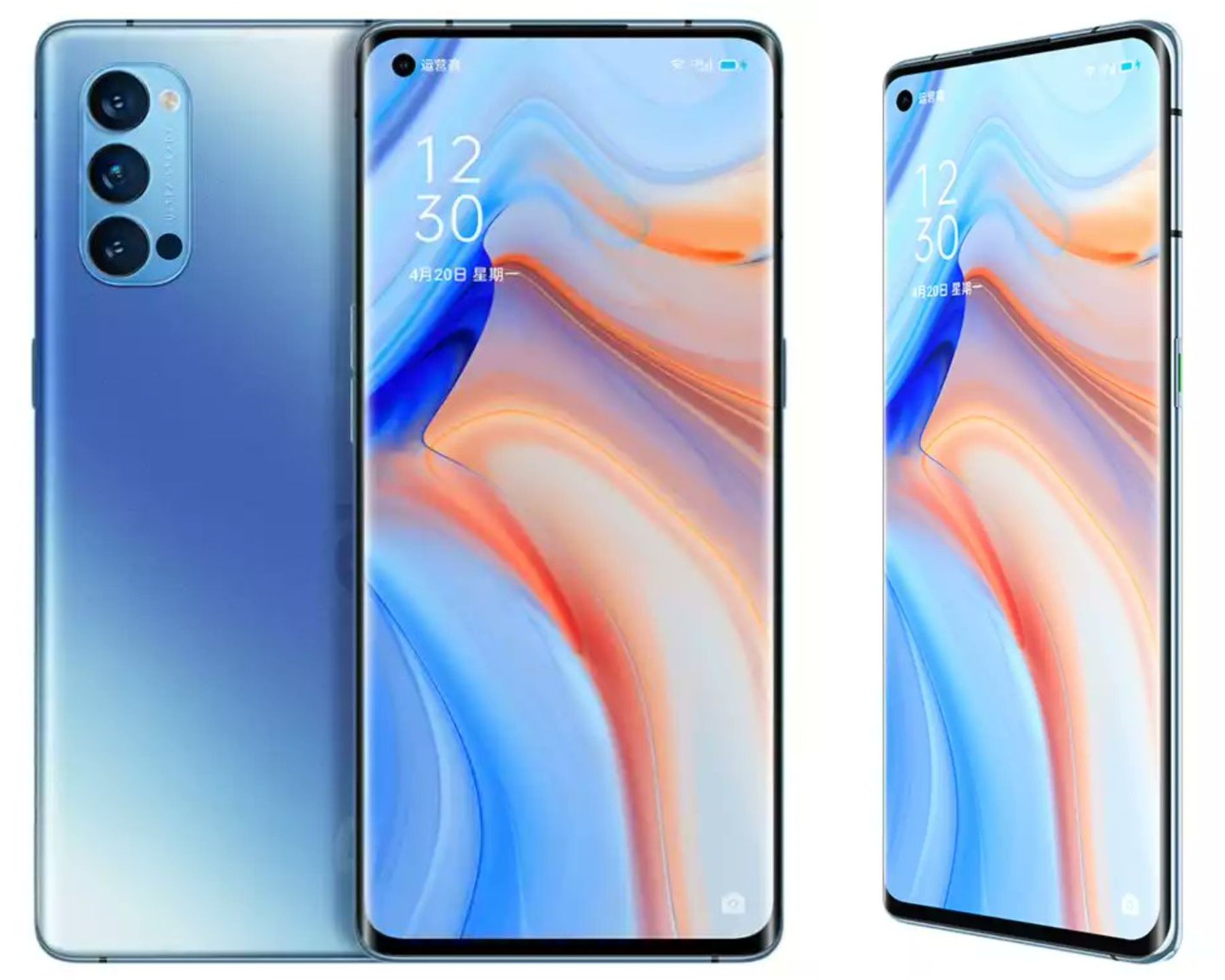 OPPO Reno4 nadchodzi. Ma zaoferować ładowanie 65 W i tryb nocny w wideo 3