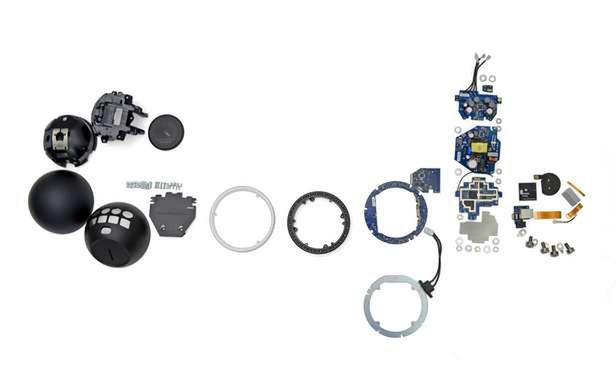 Google Nexus Q rozebrany na części (Fot. Ifixit.org)