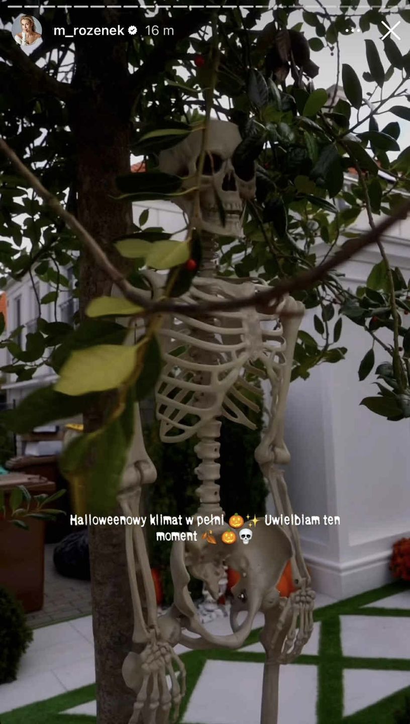 Dom Małgorzaty Rozenek-Majdan na Halloween