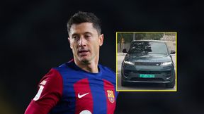 Barca wznowiła treningi. Auto "Lewego" zwróciło uwagę
