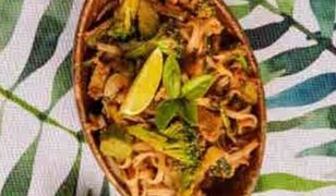 Kokosowy makaron po tajsku