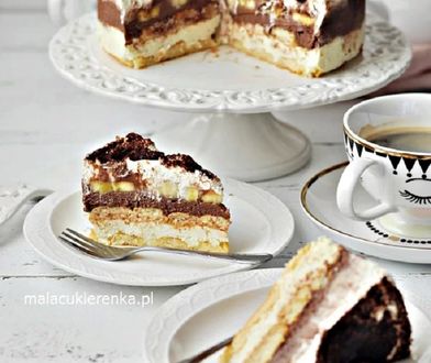 Bananowe niebo. Torcik bez pieczenia