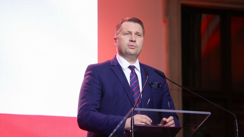 Obchody Dnia Edukacji Narodowej
Fot. Michal Zebrowski/East News, Warszawa, 13.10.2023. Obchody Dnia Edukacji Narodowej. Uroczystosc z udzialem ministra edukacji i nauki Przemyslawa Czarnka (n/z) na Zamku Ujazdowskim. Wreczenie odznaczen, medali i nagrod MEiN.
Michal Zebrowski