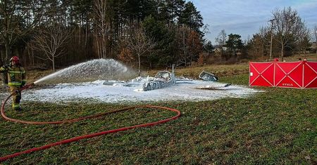 Tragedia pod Olsztynem. Sprawny samolot runął przez jeden błąd
