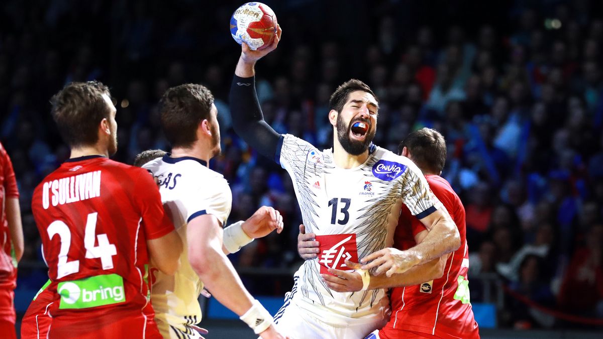 Materiały prasowe / FRANCE HANDBALL 2017 / Na zdjęciu: reprezentanci Francji oraz Norwegii