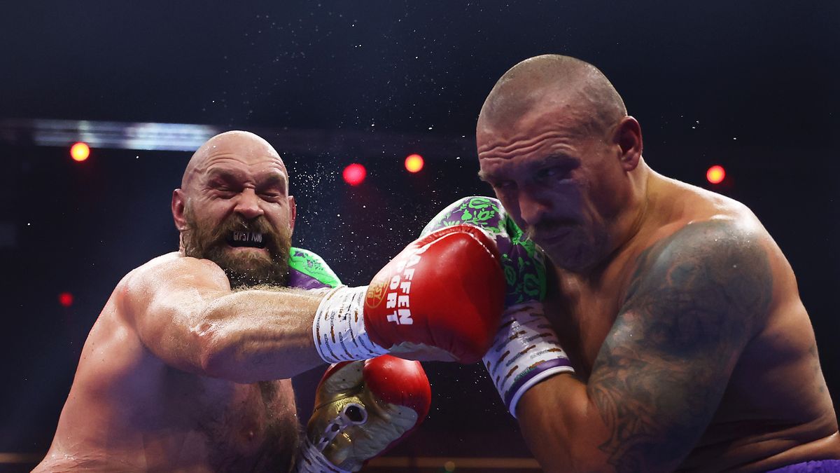 Getty Images / Richard Pelham / Na zdjęciu: Tyson Fury i Ołeksandr Usyk