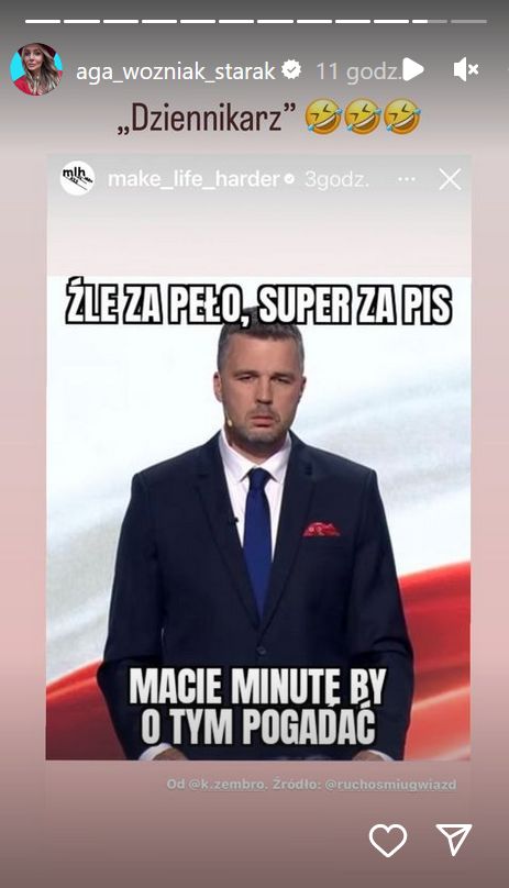 Agnieszka Woźniak-Starak nabija się z Rachonia 
