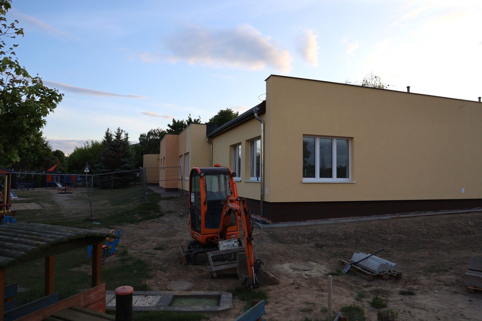 Trwa rozbudowa Przedszkola Gminnego imienia Krasnala Hałabały w Grodzisku