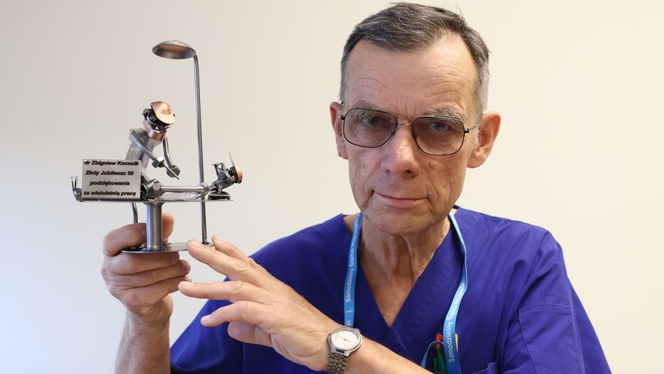 Piękny jubileusz 50-lecia pracy doktora Zbigniewa Kococika z Samodzielnego Szpitala Wojewódzkiego w Piotrkowie