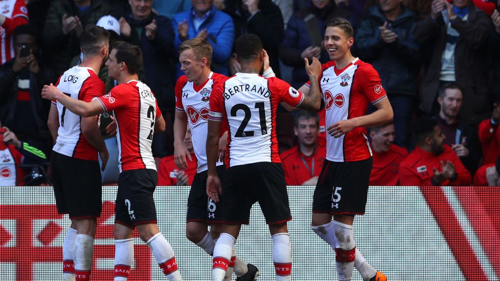 Getty Images /  Warren Little / Jan Bednarek (pierwszy z prawej)