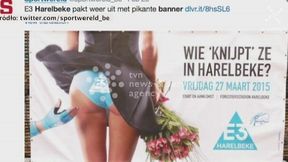 "Kto ściśnie je 27 marca?" UCI zniesmaczona plakatem promującym wyścig w Harelbeke