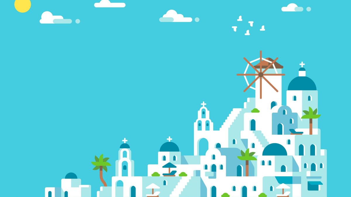 Grecja - kolorowanka