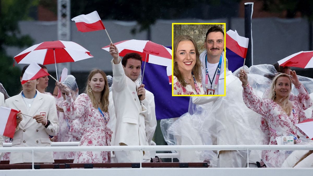 Getty Images / Clodagh Kilcoyne / Na zdjęciu: reprezentacja Polski podczas ceremonii otwarcia igrzysk / małe zdjęcie: Joanna Wołosz i Dawid Podsiadło