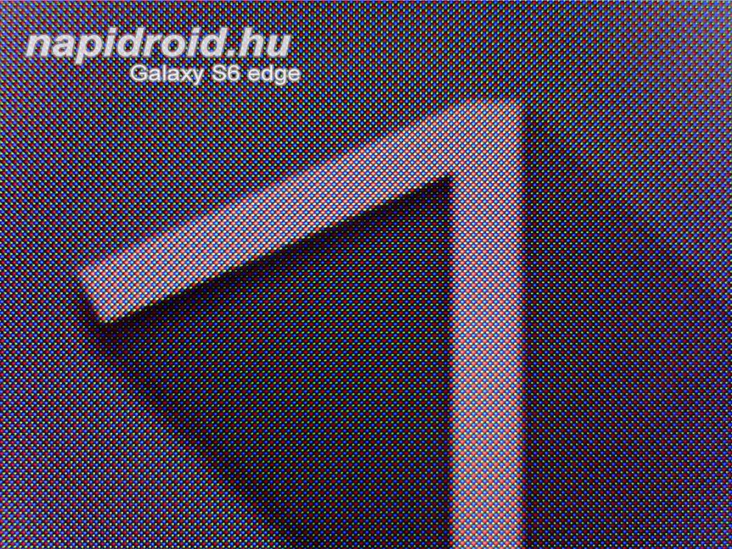 Ekran Galaxy S6 edge pod mikroskopem. Tak, ma matrycę PenTile 3