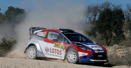 Rajd Hiszpanii – Kubica urywa koło
