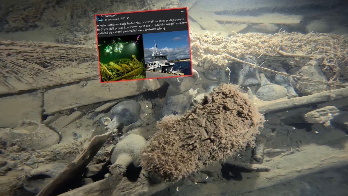  Nurkowie odkryli dwa wraki 