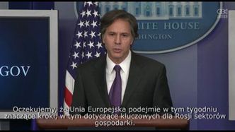 Biały Dom oczekuje, że Unia Europejska nałoży nowe sankcje na Rosję