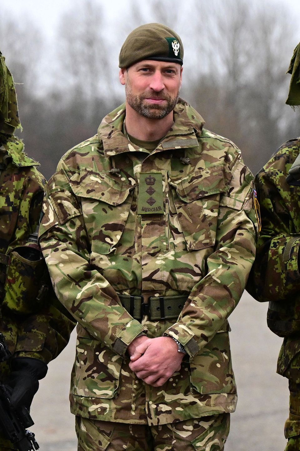 Książę William w mundurze