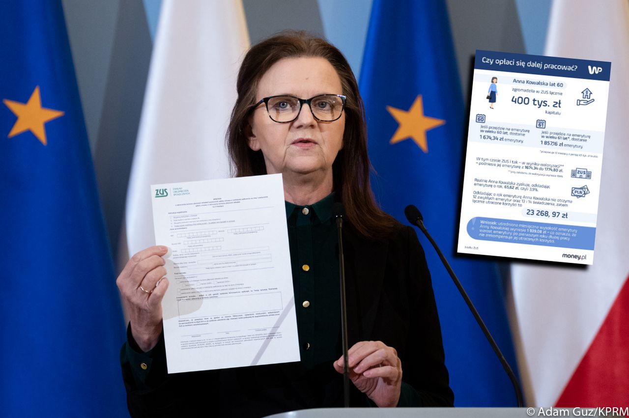 Prezes ZUS podała wyliczenia ws. emerytur. Są wątpliwości