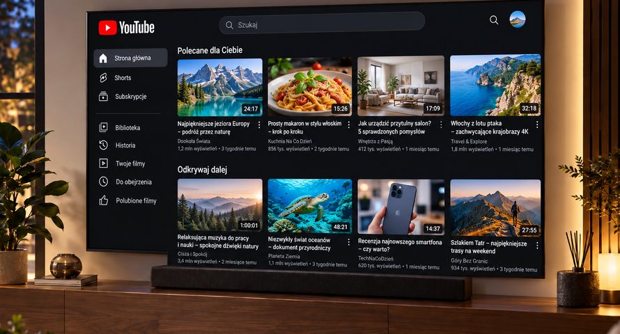 Rekord streamingu w Polsce. YouTube zwiększa przewagę nad Netfliksem
